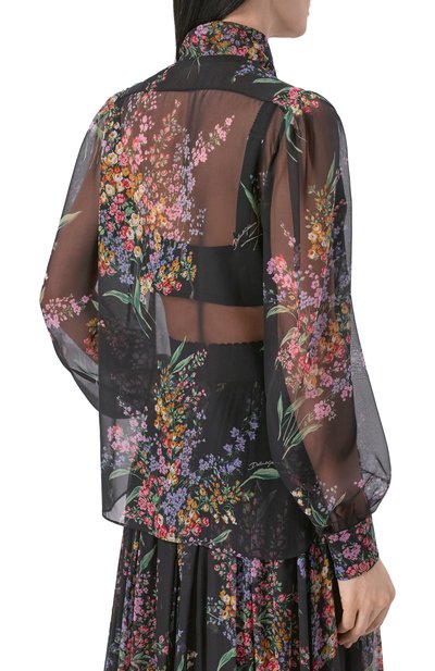 Шелковая блузка DOLCE & GABBANA, арт. F5J57T/IS100, фото 4