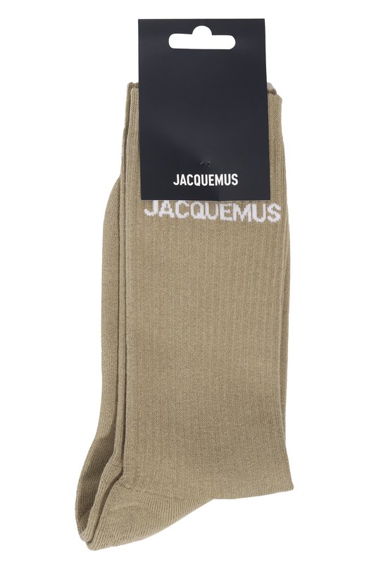 

Хлопковые носки Jacquemus, Хаки