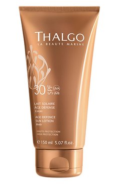 Антивозрастное солнцезащитное молочко для тела spf30 (150ml) THALGO бесцветного цвета, арт. VT15033 | Фото 1 (Тип продукта: Молочко; SPF фильтр: Средний (25-30); Региональные ограничения белый список (Axapta Mercury): Не проставлено; Косметика кросс-кт: Антивозрастной уход; Нос: Не проставлено)