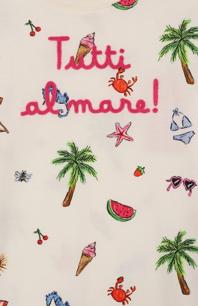 Хлопковая туника MC2 SAINT BARTH, арт. STBK ABBEY/03844H, фото 3