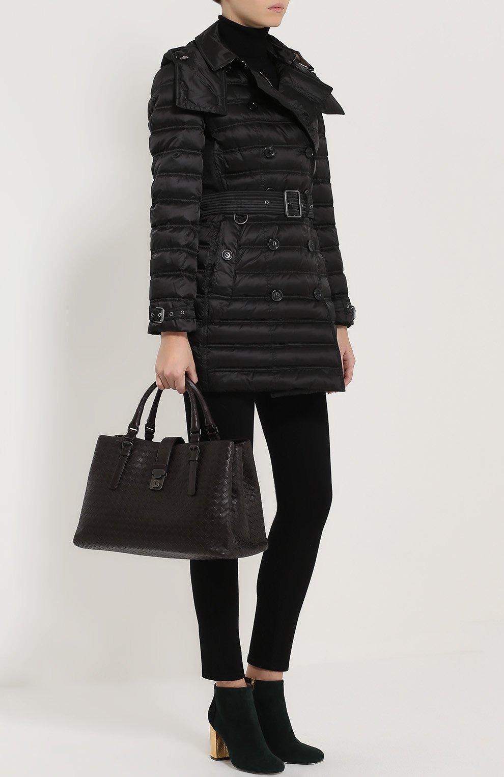 Сумка medium roma с плетением intrecciato  BOTTEGA VENETA, арт. 171265/VQ130, фото 2