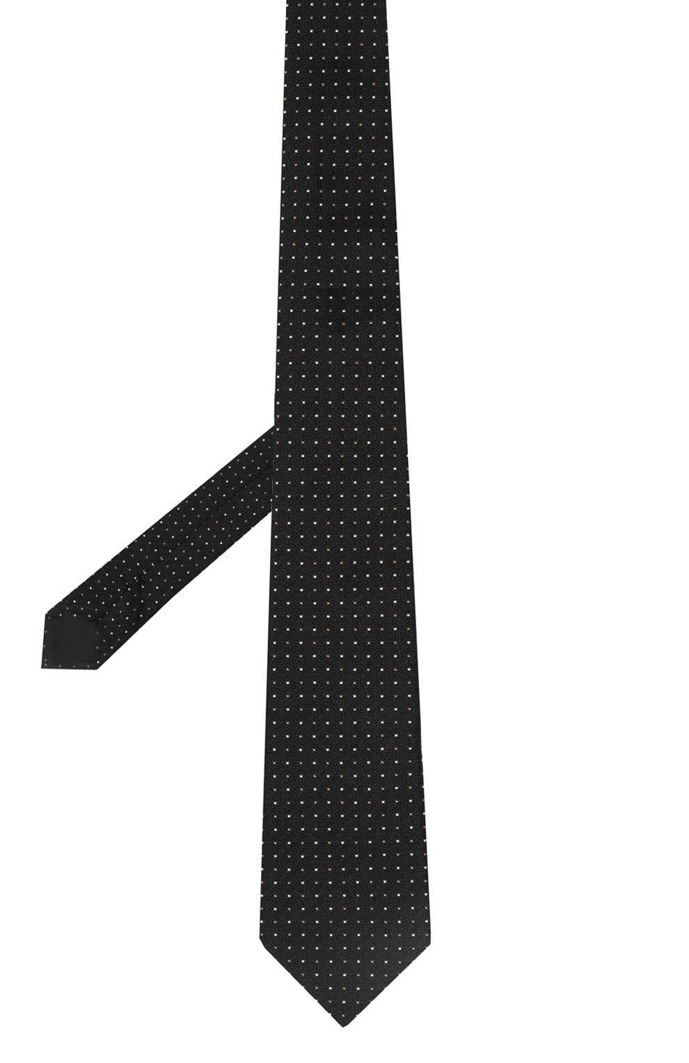 Шелковый галстук EMPORIO ARMANI черного цвета по цене 14500 руб., арт. 340275/4R646, фото 3 Шелковый галстук EMPORIO ARMANI, арт. 340275/4R646, фото 3
