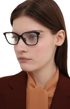 Женские оправа DIOR EYEWEAR черного цвета, арт. DI0RSIGHT01F 807 | Фото 2 (Региональные ограничения белый список (Axapta Mercury): RU; Тип очков: Оправа; Оптика Гендер: оптика-женское; Очки форма: Прямоугольные)