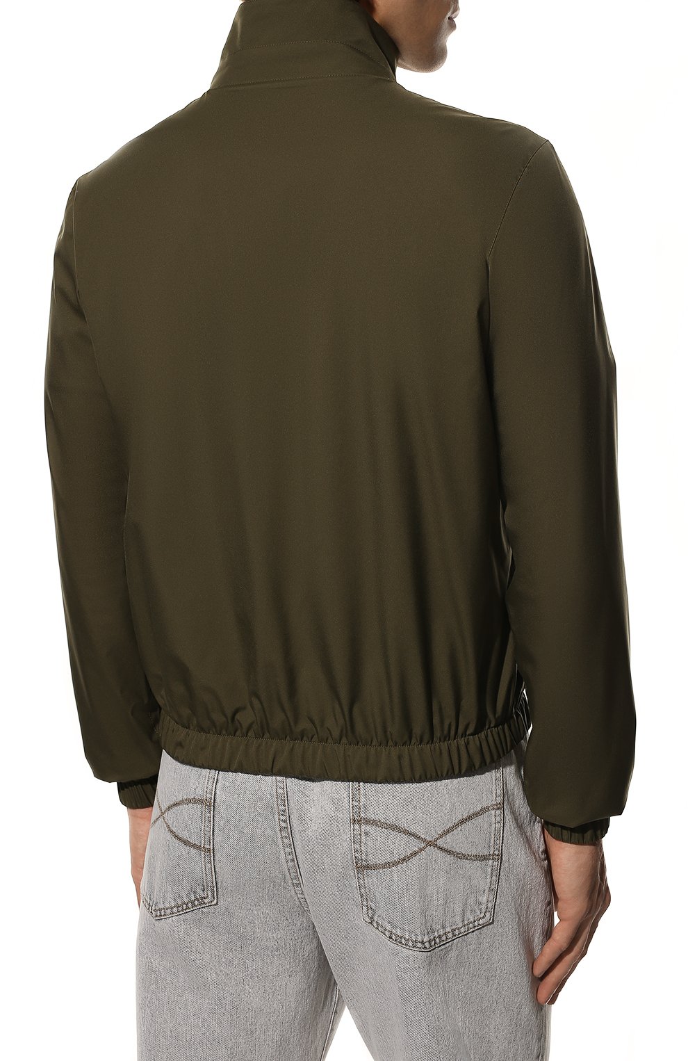 Двусторонний бомбер LORO PIANA хаки цвета по цене 222000 руб., арт. FAF8466, фото 4 Двусторонний бомбер LORO PIANA, арт. FAF8466, фото 4