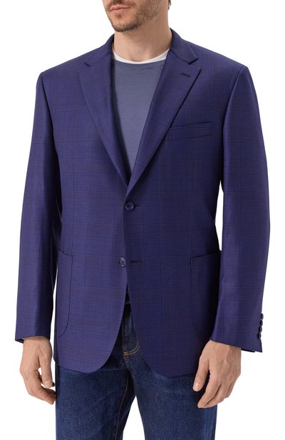 Шерстяной пиджак BRIONI, арт. RG0D0U/0DA89, фото 4