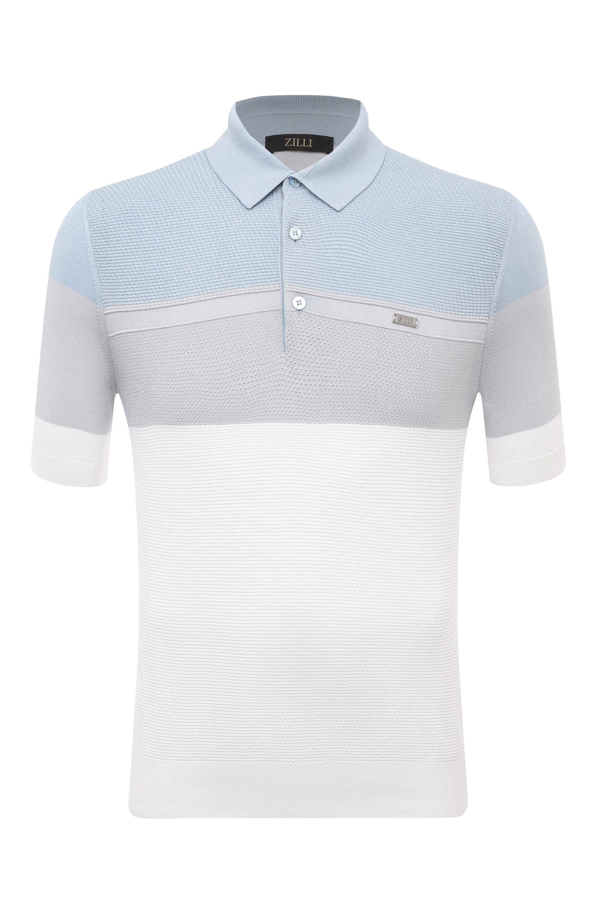 Поло из хлопка и шелка ZILLI, арт. KBP002M0142VH0L00, фото 1