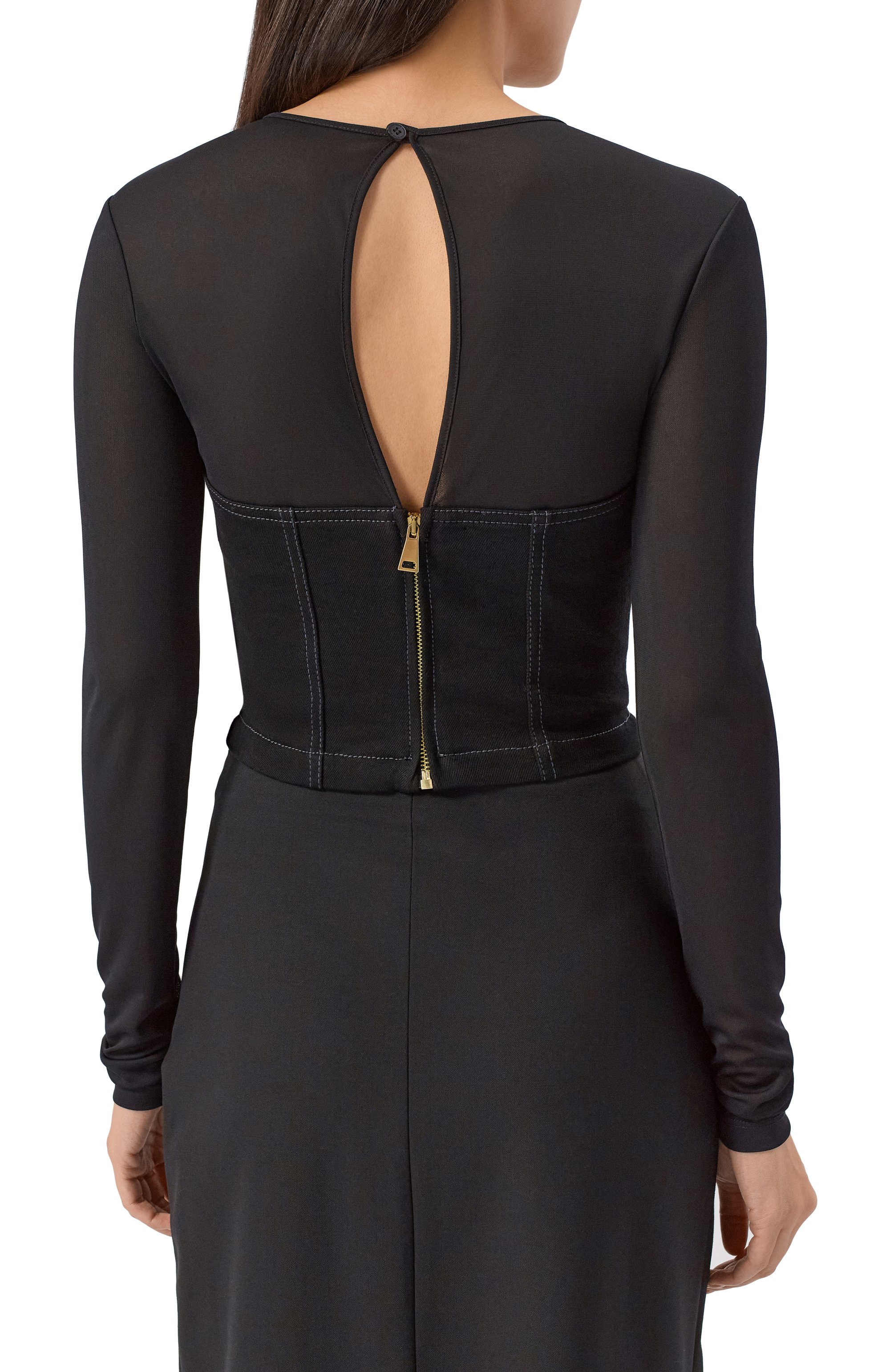 Джинсовый топ VERSACE JEANS COUTURE, арт. 79HAM252/DT037Q, фото 4