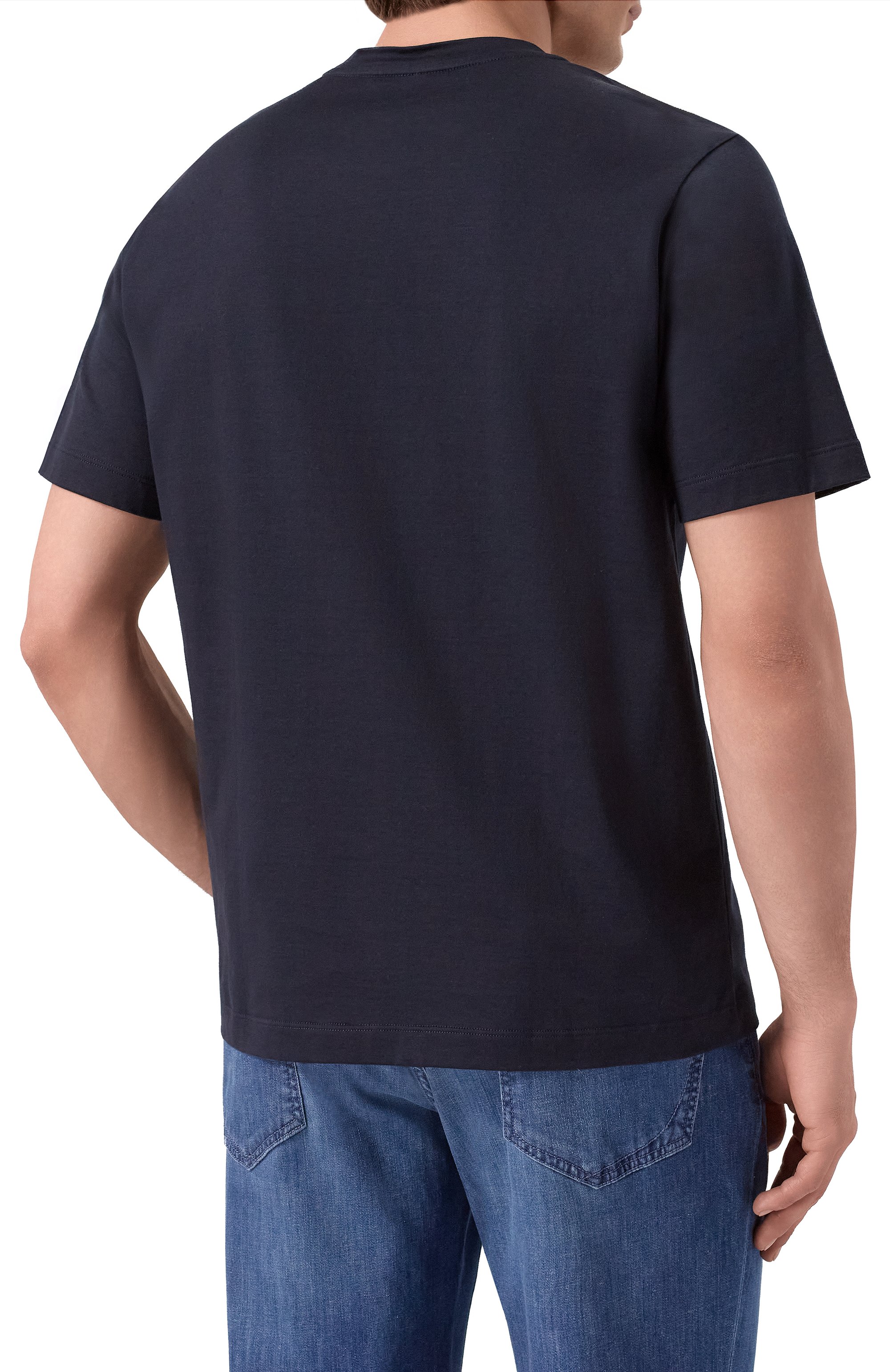 Хлопковая футболка CORNELIANI, арт. 27G593/2725051, фото 4