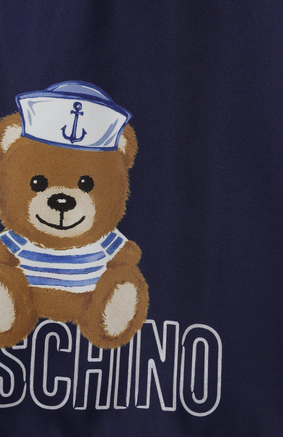 Плавки-шорты MOSCHINO синего цвета по цене 11650 руб., арт. HSL010/LKA02/10-14, фото 3 Плавки-шорты MOSCHINO, арт. HSL010/LKA02/10-14, фото 3