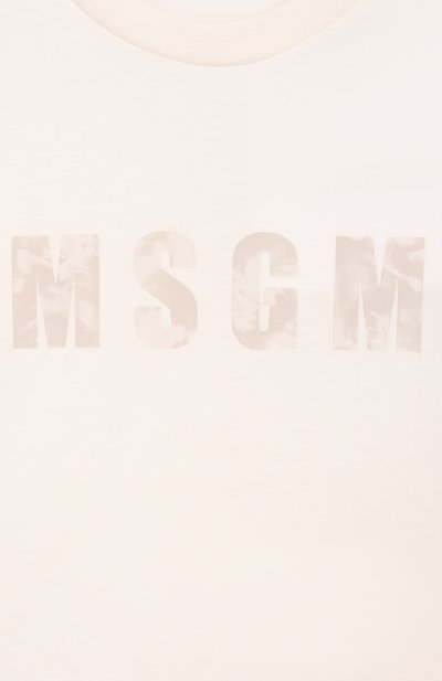 Хлопковая футболка MSGM KIDS, арт. S6MSJBTH241, фото 3