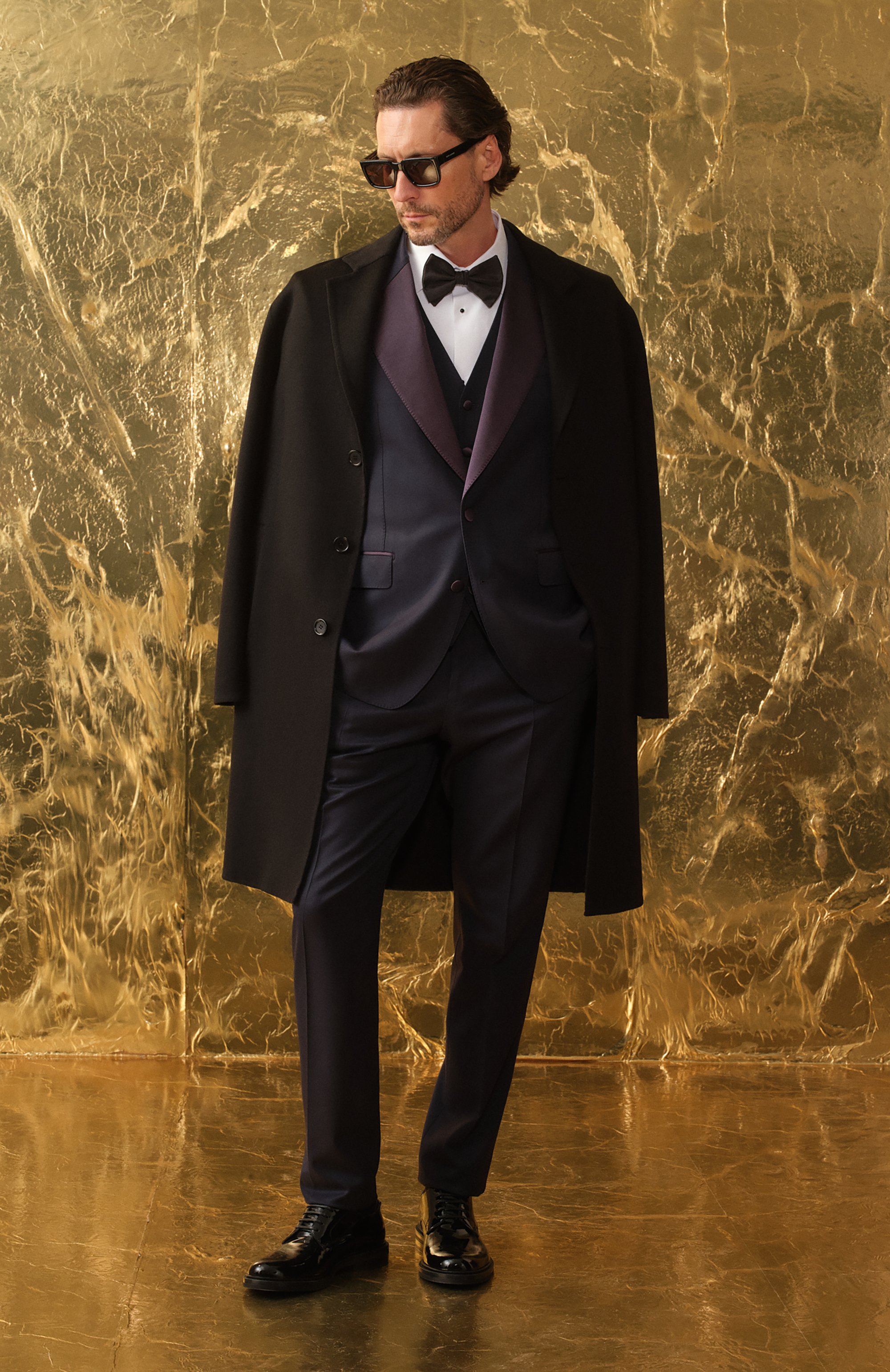 Шелковый галстук-бабочка GIORGIO ARMANI, арт. 360031/8P998, фото 5