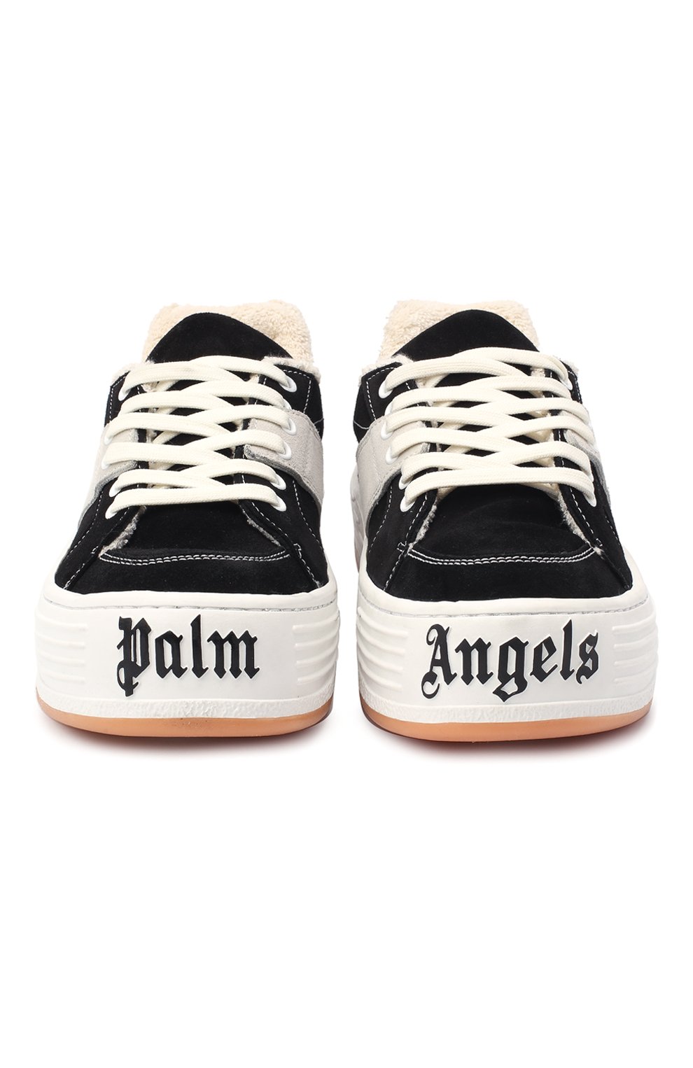 Замшевые кеды PALM ANGELS, арт. PMIA051F20LEA0011001, фото 6