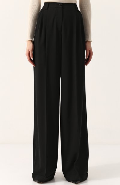 Однотонные шерстяные брюки со стрелками MICHAEL KORS COLLECTION, арт. KRK/202LKK020, фото 3