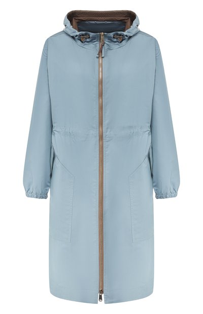 Женский хлопковый плащ с капюшоном BRUNELLO CUCINELLI, арт. MF5759283