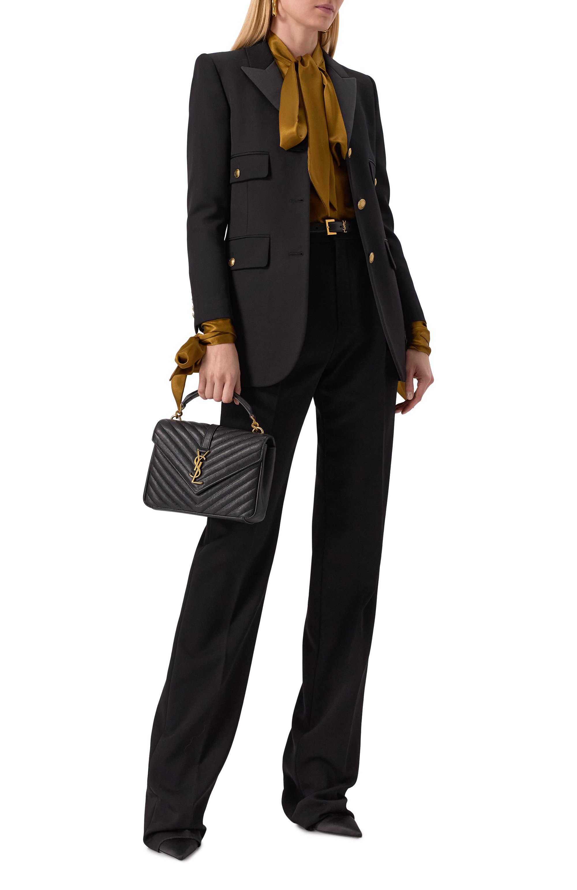 Сумка college medium SAINT LAURENT, арт. 600279/BRM07, фото 7