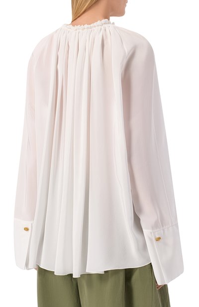 Шелковая блузка BALMAIN, арт. GF0IJ140/SF47, фото 4