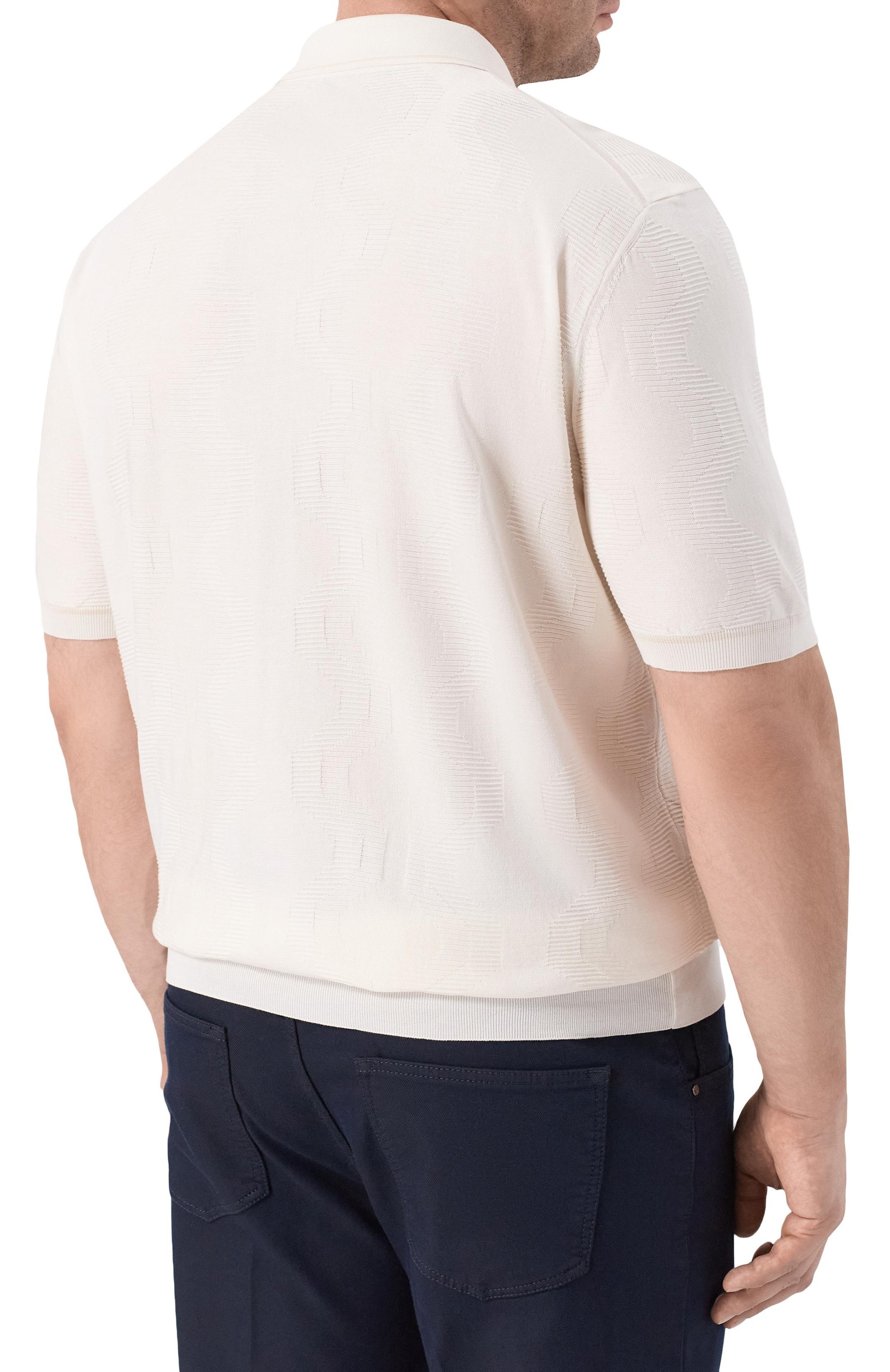 Поло из шелка и хлопка STEFANO RICCI, арт. K818105P31/F26171_001, фото 4