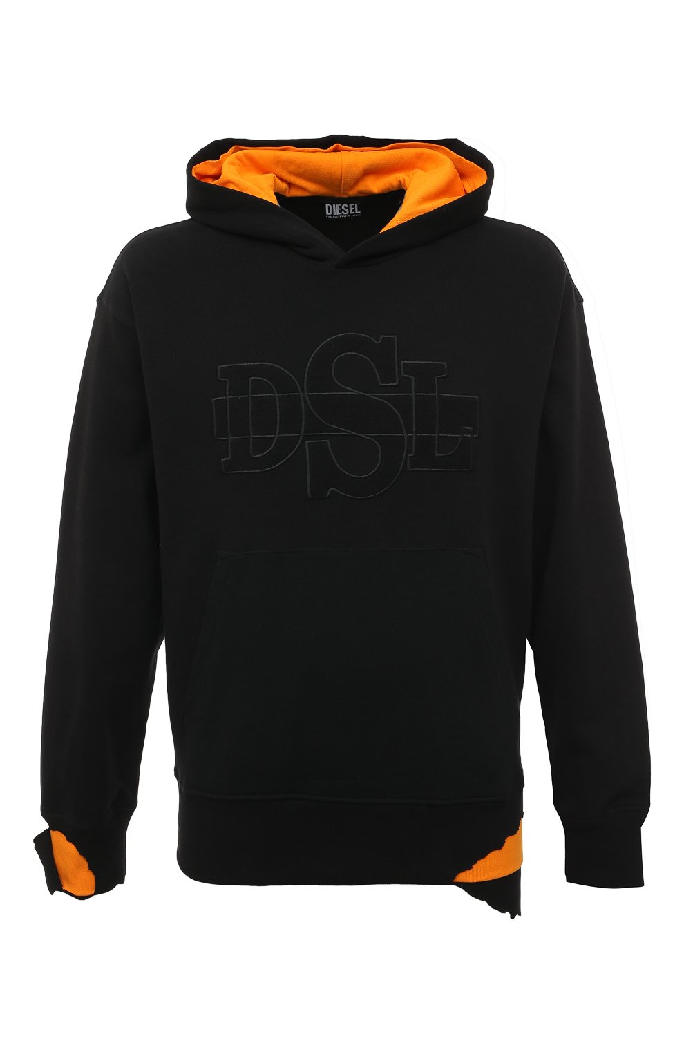 Хлопковое худи DIESEL, арт. A08565/0DFAF, фото 1