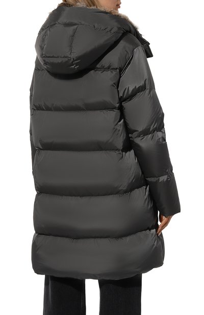 Пуховик с меховой отделкой LEMPELIUS, арт. 263B NEV/3000, фото 4