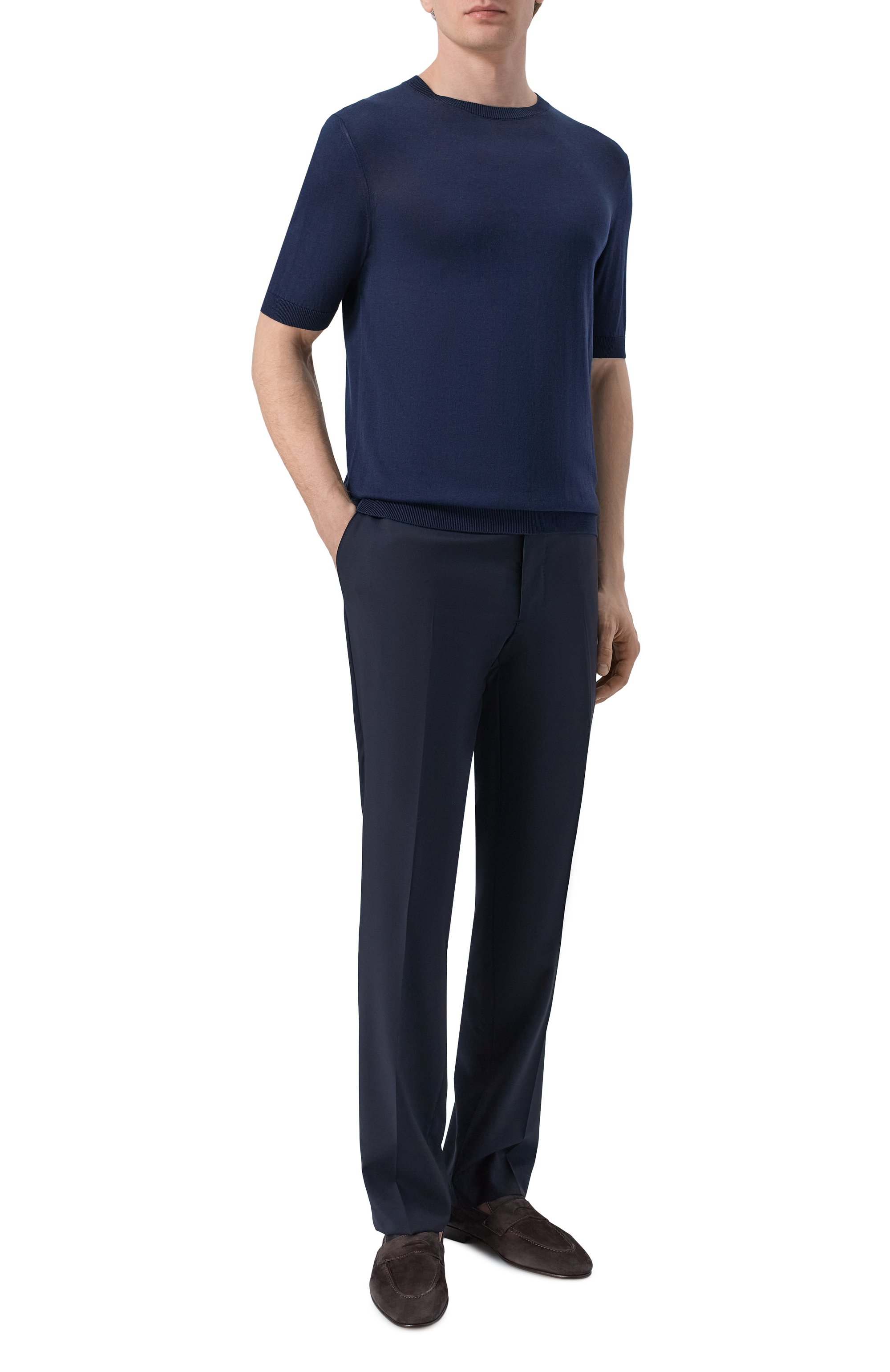 Шерстяные брюки ANDREA CAMPAGNA, арт. ZIP/1/LP1658, фото 2