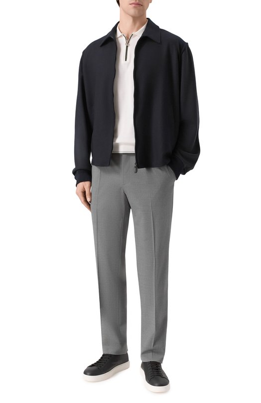 Шерстяные брюки Stefano Ricci M1T5100153/WEA02U Серый  M1T5100153/WEA02U Фото 2