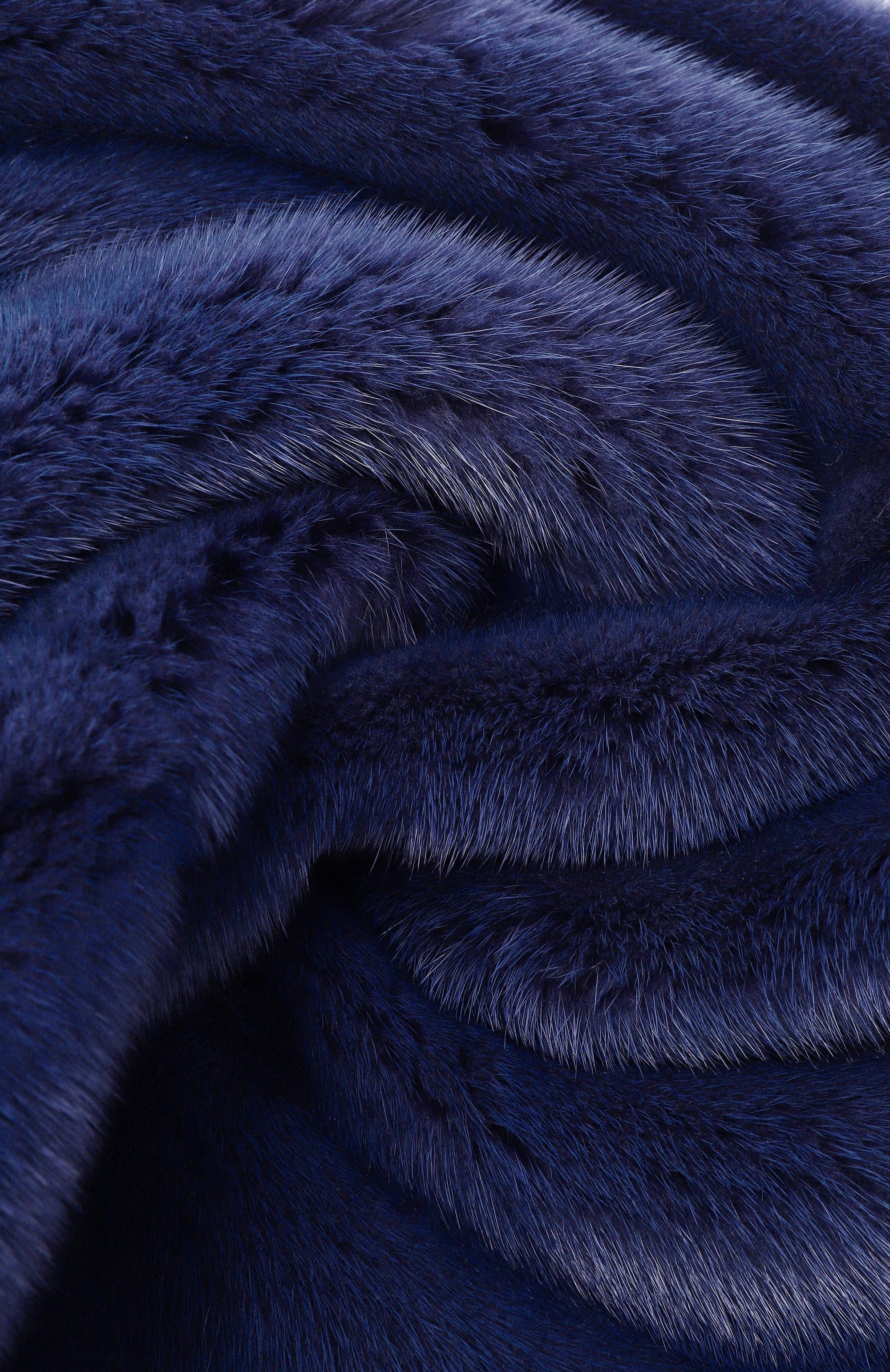 Меховой шарф из норки COLOR TEMPERATURE, арт. НШ-5/2БН, фото 3