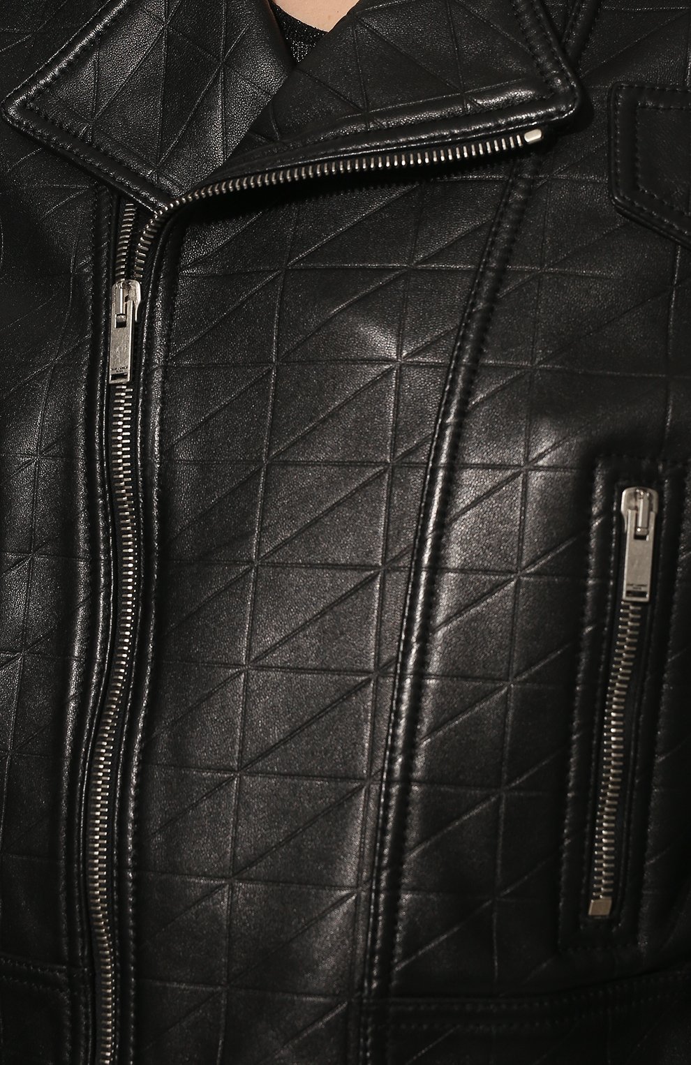 Кожаная куртка SAINT LAURENT, арт. 653138/YCEN2, фото 5