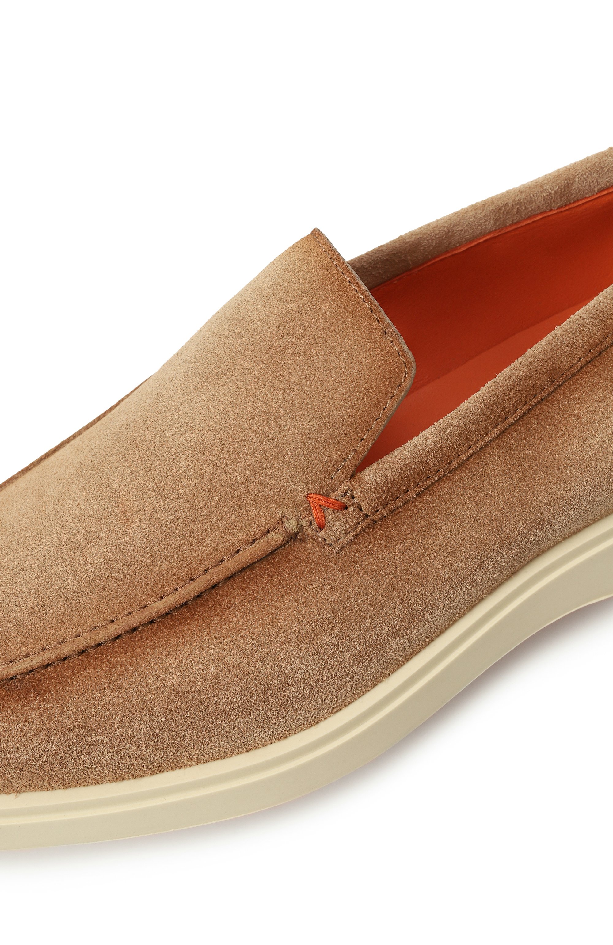 Замшевые лоферы detroit SANTONI, арт. MGDG17824TICBGEX, фото 7