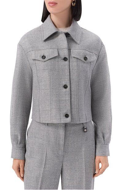 Жакет из шерсти и вискозы LORENA ANTONIAZZI, арт. GA43A/5024, фото 3