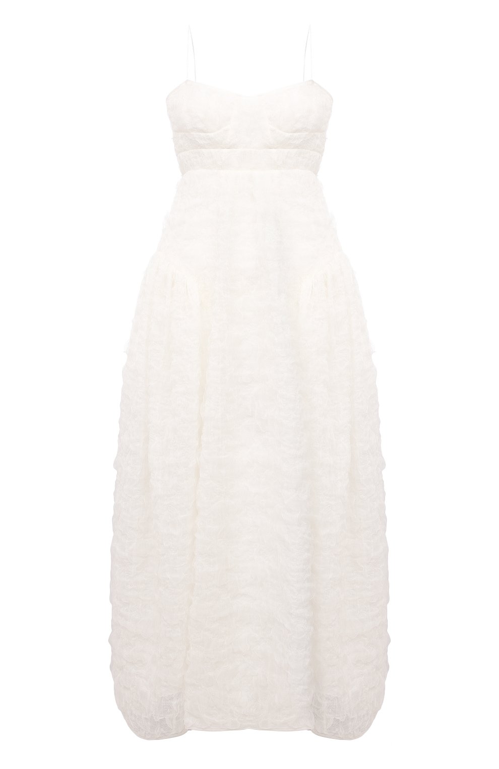 Платье CECILIE BAHNSEN белого цвета по цене 384500 руб., арт. SC21-0041, фото 1 Платье CECILIE BAHNSEN, арт. SC21-0041, фото 1