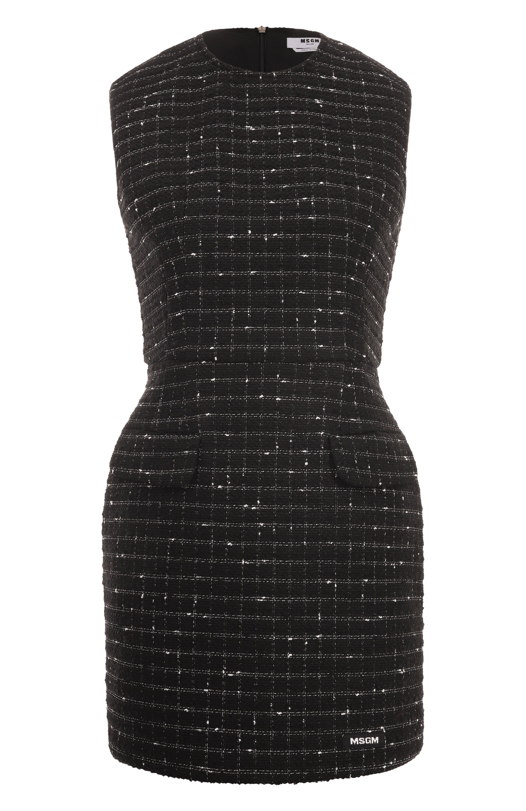 Твидовое платье MSGM, арт. 3941MDA03/257620, фото 1