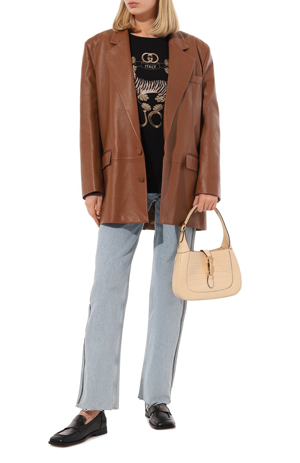 Хлопковый свитшот GUCCI черного цвета по цене 141120 руб., арт. 617964 XJD4I, фото 2 Хлопковый свитшот GUCCI, арт. 617964 XJD4I, фото 2