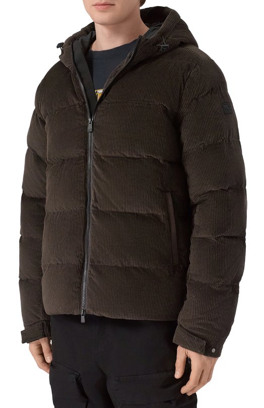 Вельветовый пуховик MC2 Saint Barth MAIE003-00029I/MAIER P0CKET C0RDUR0Y Коричневый  MAIE003-00029I/MAIER P0CKET C0RDUR0Y Фото 3