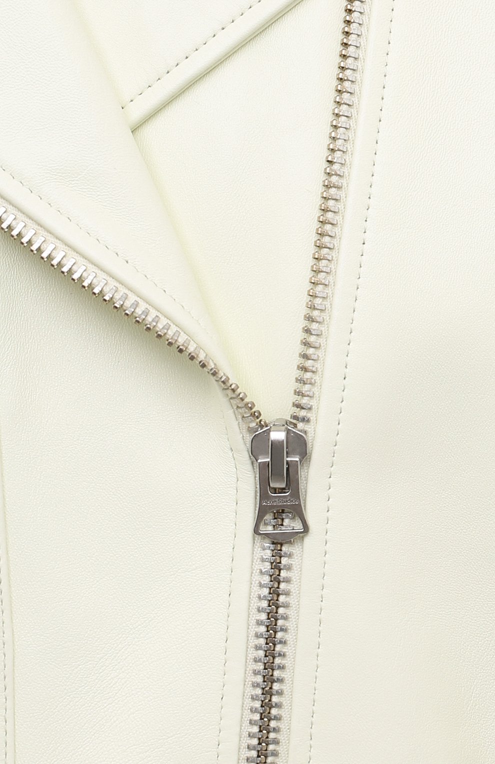 Кожаная куртка ACNE STUDIOS кремового цвета по цене 219000 руб., арт. A70066, фото 5 Кожаная куртка ACNE STUDIOS, арт. A70066, фото 5