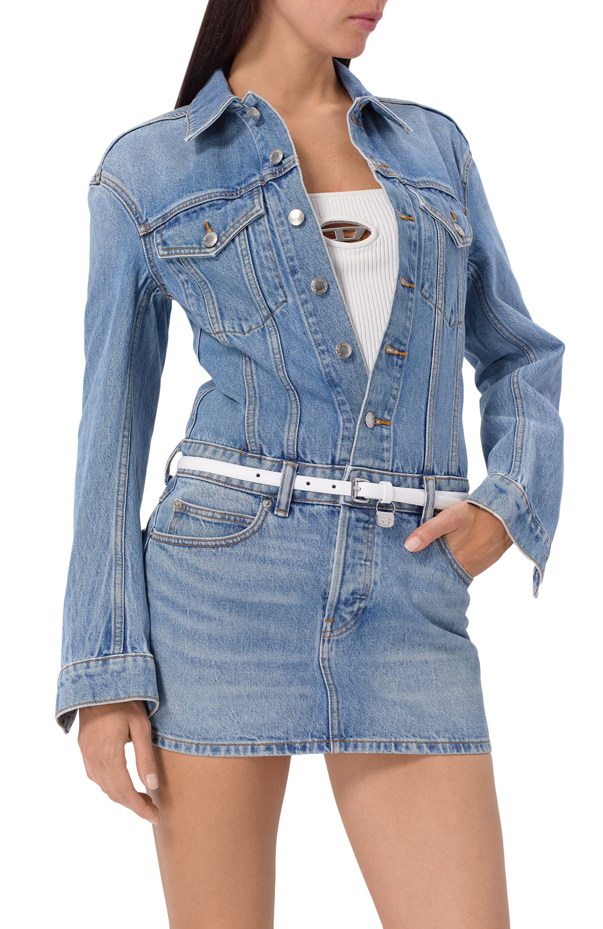 Кожаный ремень DIESEL, арт. X09973/PR227, фото 2