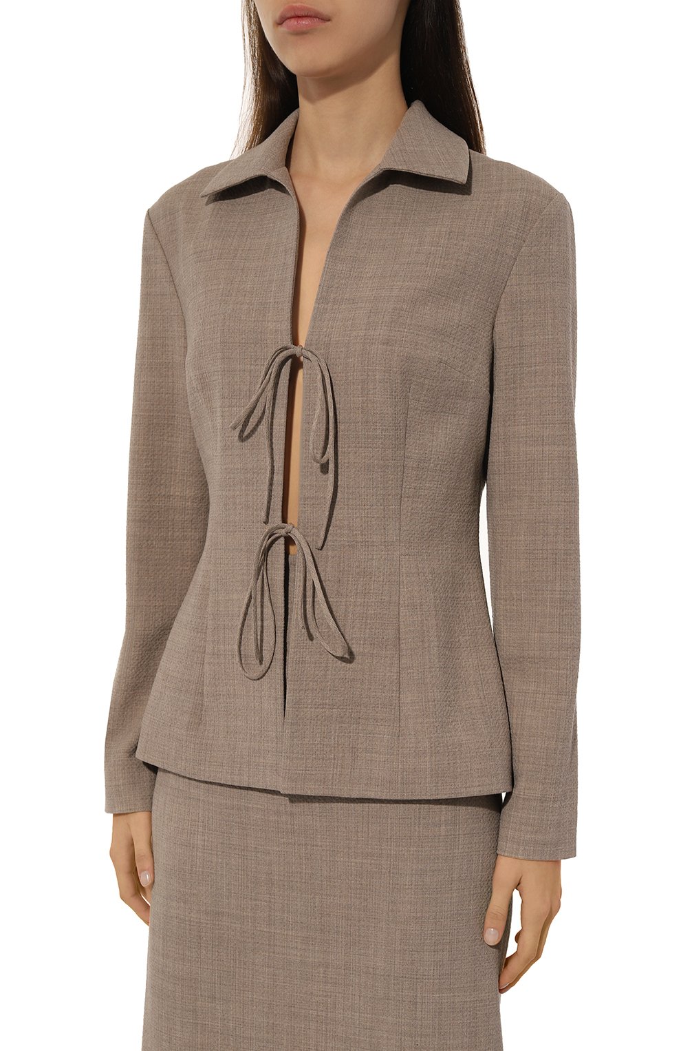 Шерстяная блузка LUDA NIKISHINA, арт. SH/TILDA/BIEGE, фото 3