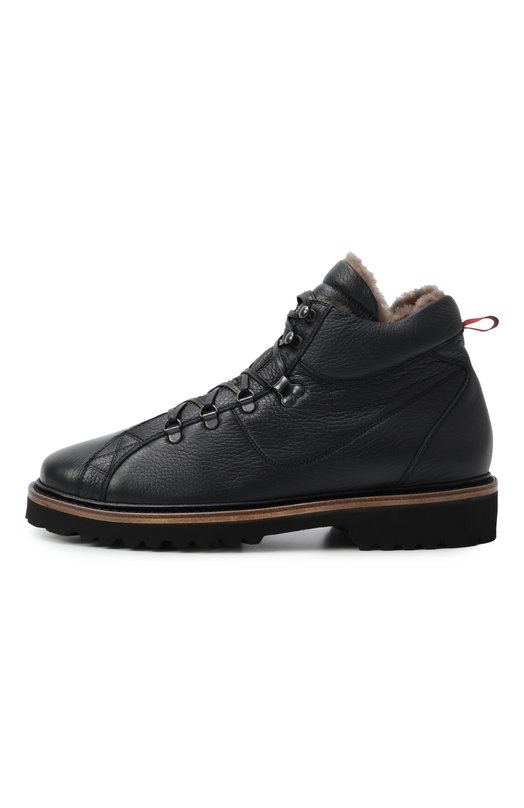 Кожаные ботинки Kiton USSA175N0012602/M Синий  USSA175N0012602/M Фото 4