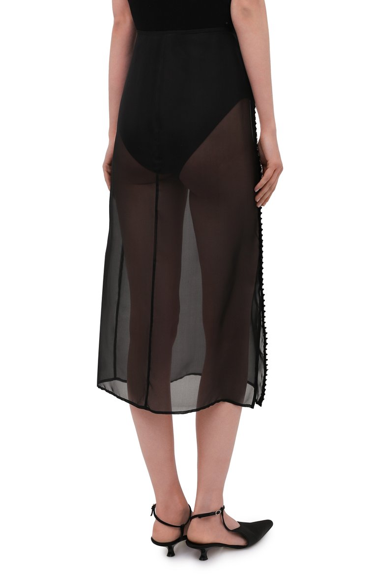 Шелковая юбка JIL SANDER, арт. JSWS356480-WS282500, фото 4