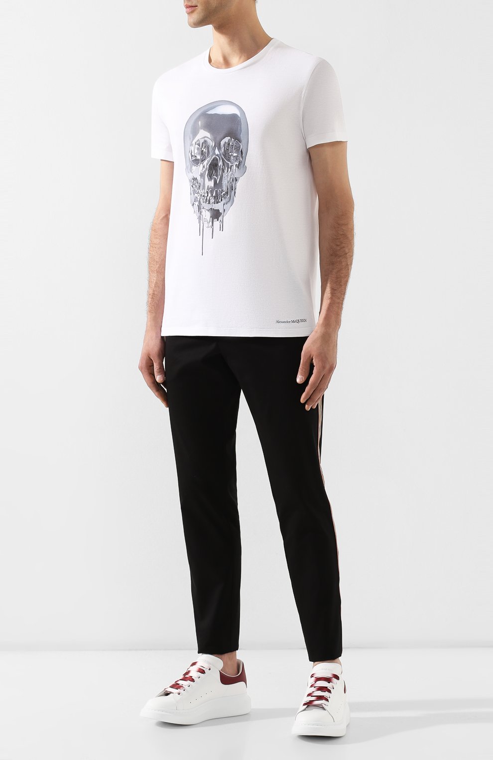 Кожаные кеды oversized ALEXANDER MCQUEEN, арт. 553680/WHVIP, фото 2