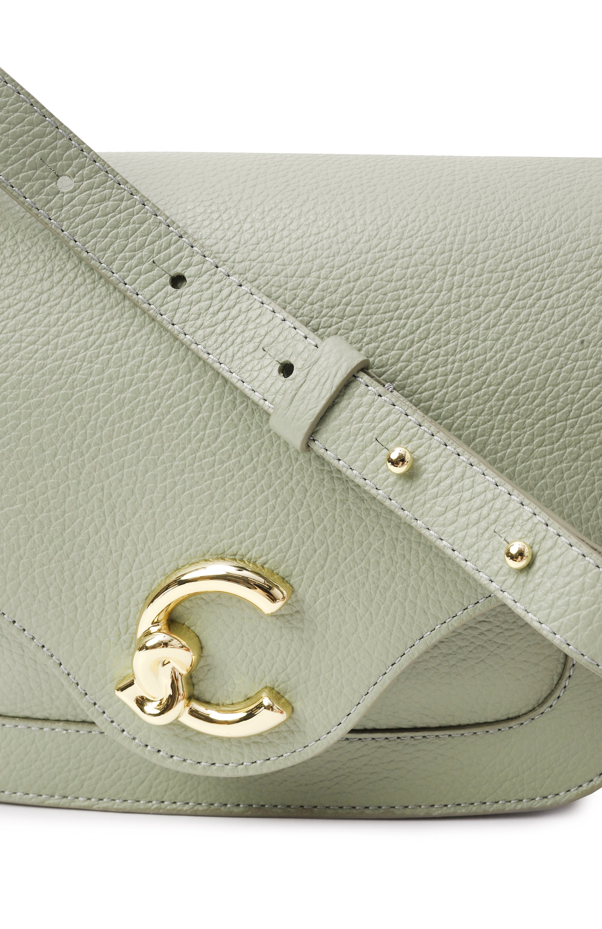 Сумка c-me small COCCINELLE светло-зеленого цвета по цене 37800 руб., арт. E1SSL150101, фото 3 Сумка c-me small COCCINELLE, арт. E1SSL150101, фото 3