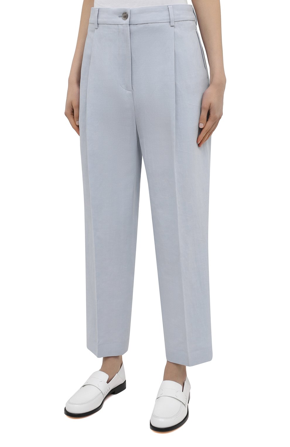 Брюки изо льна и хлопка ACNE STUDIOS, арт. AK0362, фото 3