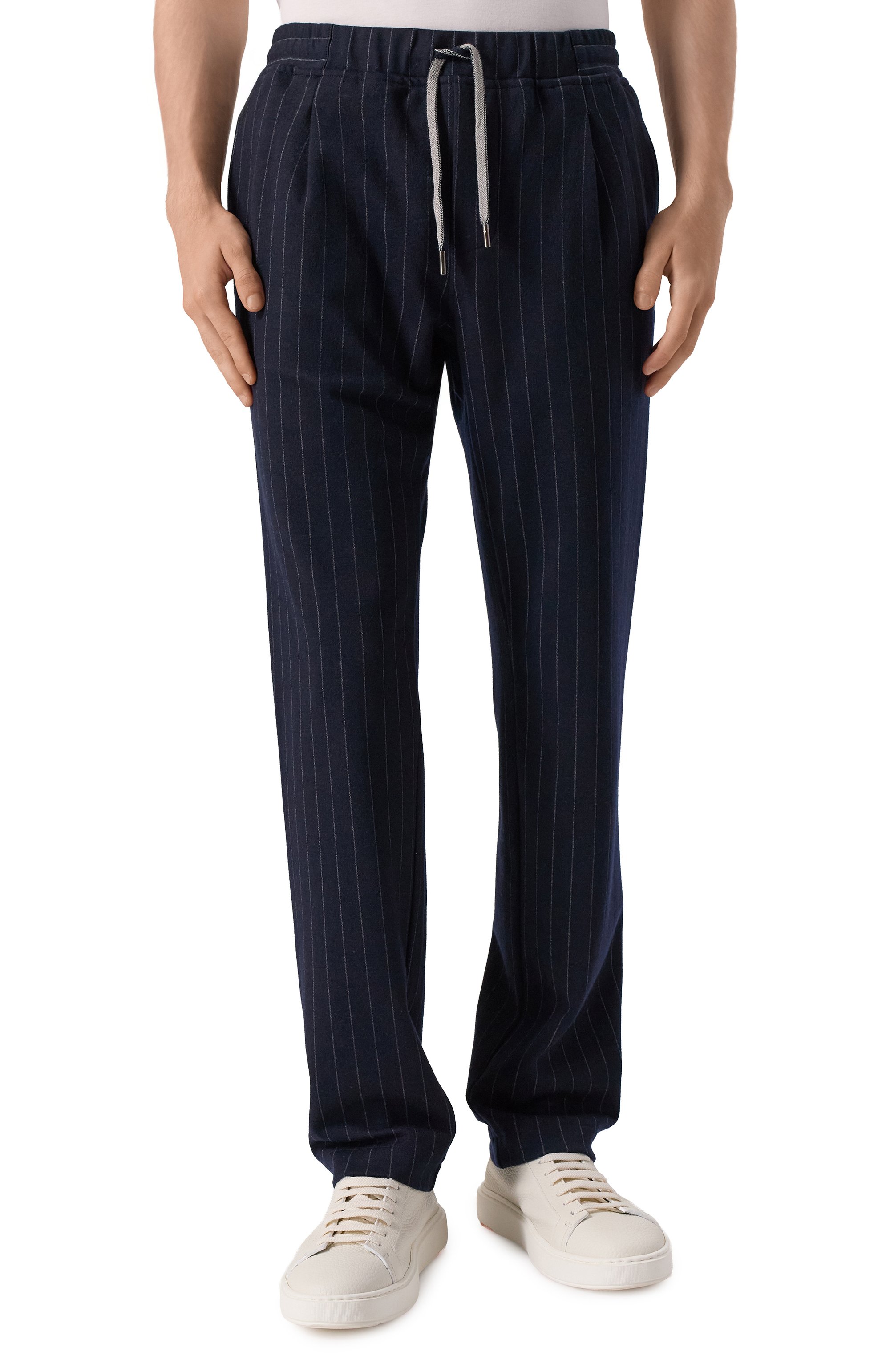 Брюки из шерсти и хлопка CAPOBIANCO, арт. 19M749.IB00./56, фото 3