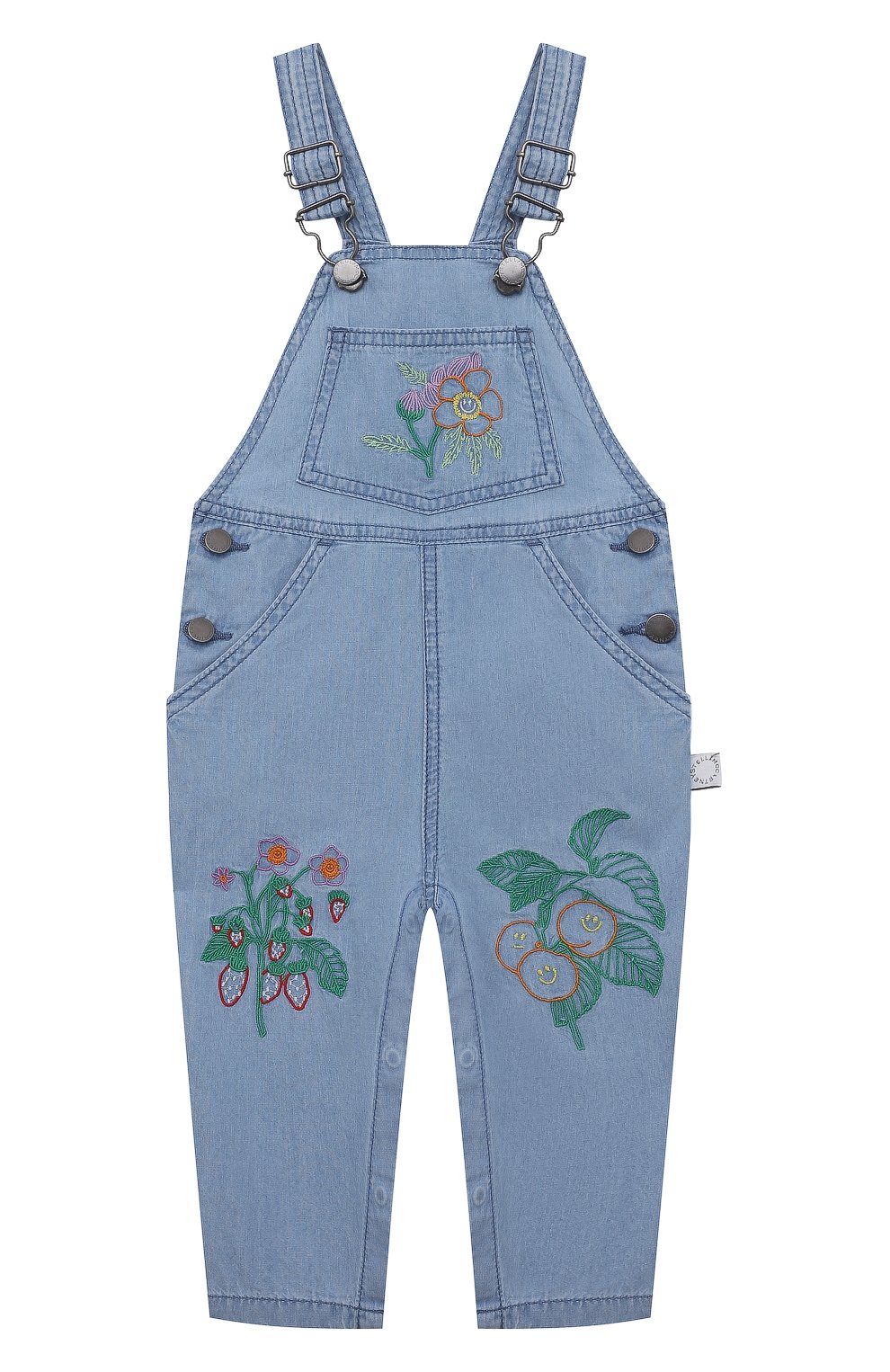 Джинсовый комбинезон STELLA MCCARTNEY голубого цвета по цене 10350 руб., арт. 8QAHG2, фото 1 Джинсовый комбинезон STELLA MCCARTNEY, арт. 8QAHG2, фото 1