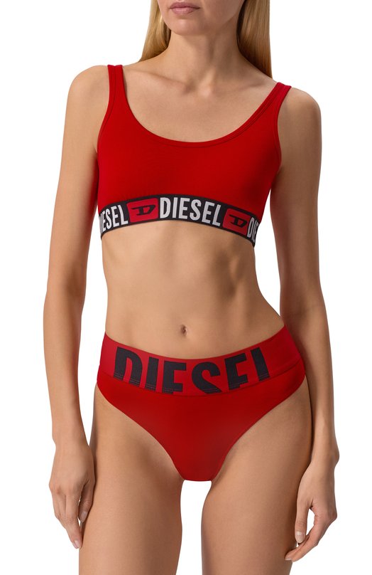 Комплект из трех хлопковых трусов Diesel 00SE0K/0HMAU Разноцветный  00SE0K/0HMAU Фото 2
