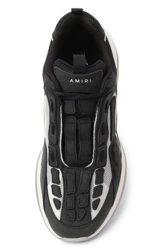 Кожаные кроссовки Bone Running Amiri AMF0SR1091 Чёрный  AMF0SR1091 Фото 6