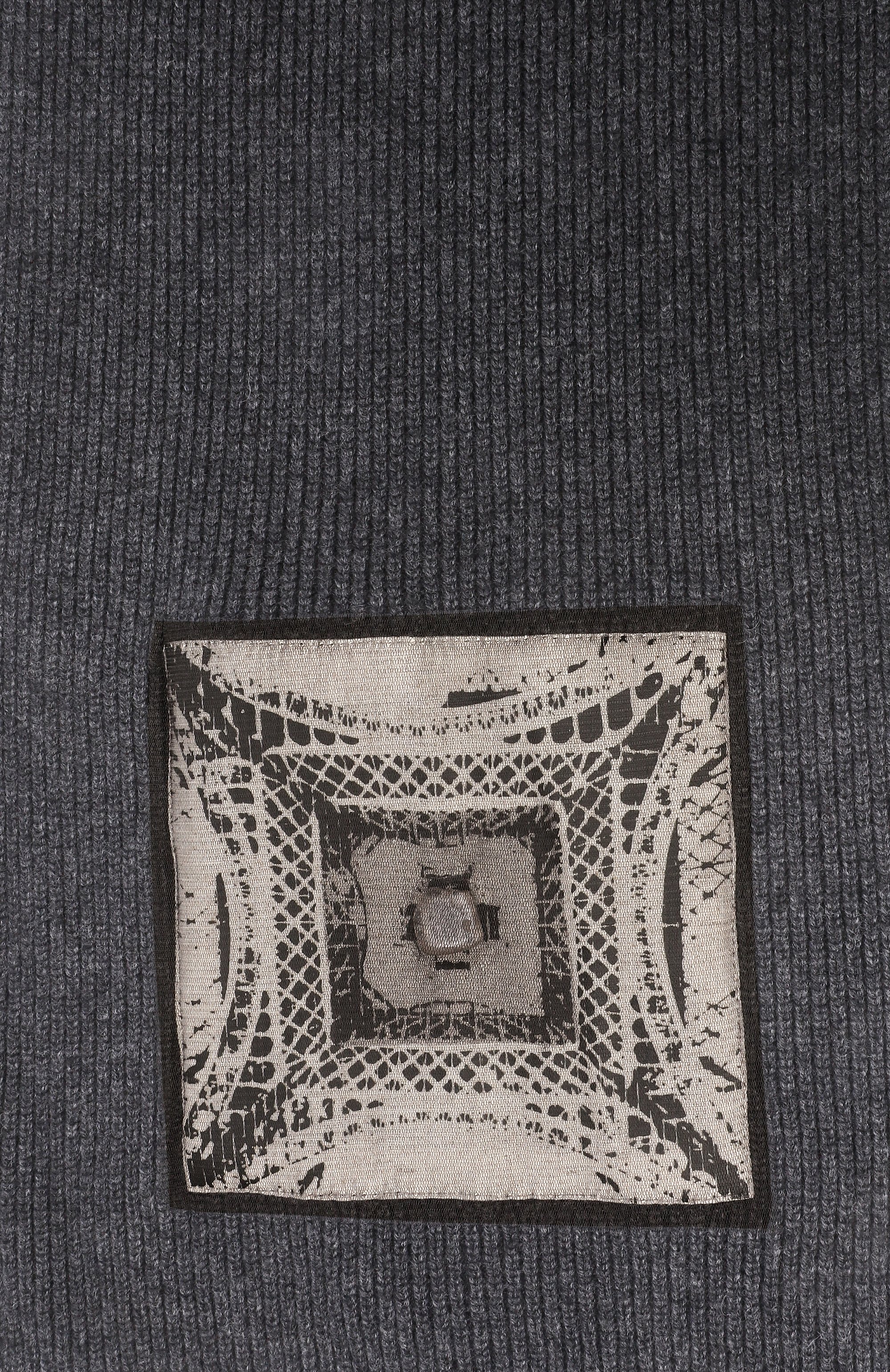 Шарф вертикаль из шерсти и кашемира MIDGARD PARIS, арт. SF83WL-OS-BK, фото 3