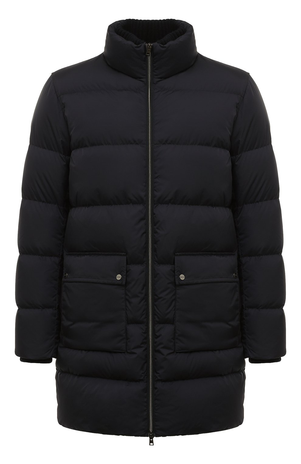 Пуховик HERNO темно-синего цвета по цене 87550 руб., арт. PI001149U/12004Z, фото 1 Пуховик HERNO, арт. PI001149U/12004Z, фото 1