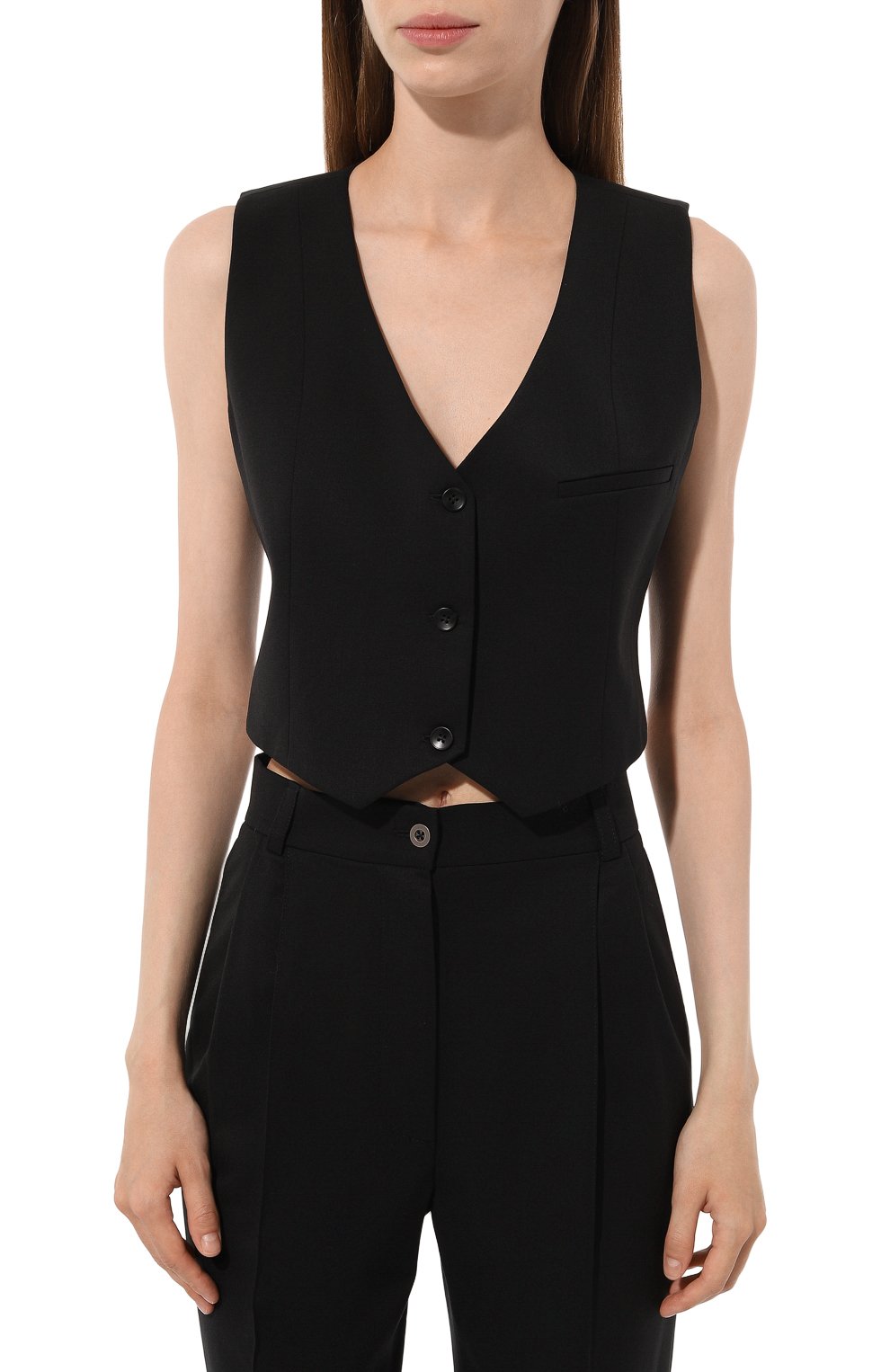 Шерстяной жилет WHO_AM, арт. FV1-P241-BLK, фото 3