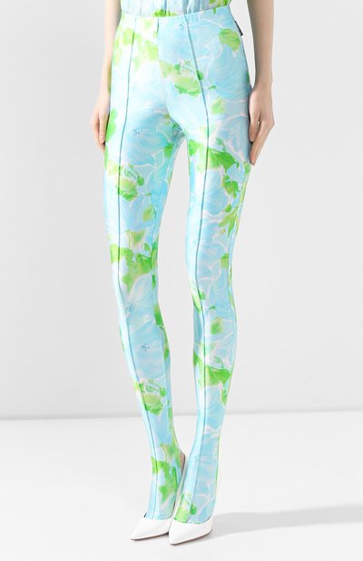 Легинсы BALENCIAGA светло-зеленого цвета по цене 45400 руб., арт. 622337/TILE9, фото 3 Легинсы BALENCIAGA, арт. 622337/TILE9, фото 3