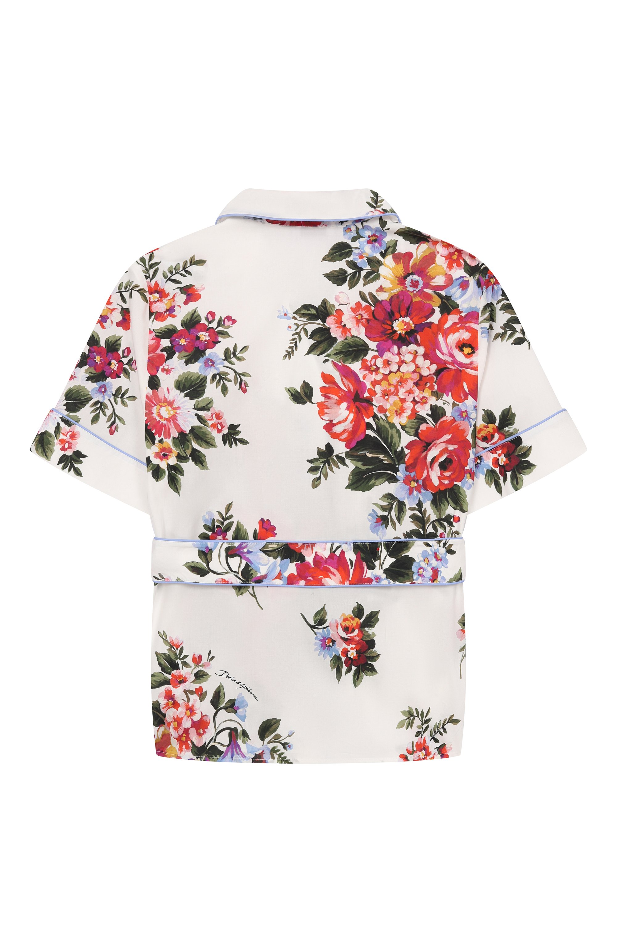 Хлопковая рубашка DOLCE & GABBANA, арт. L56S07/HS5UU_001, фото 2